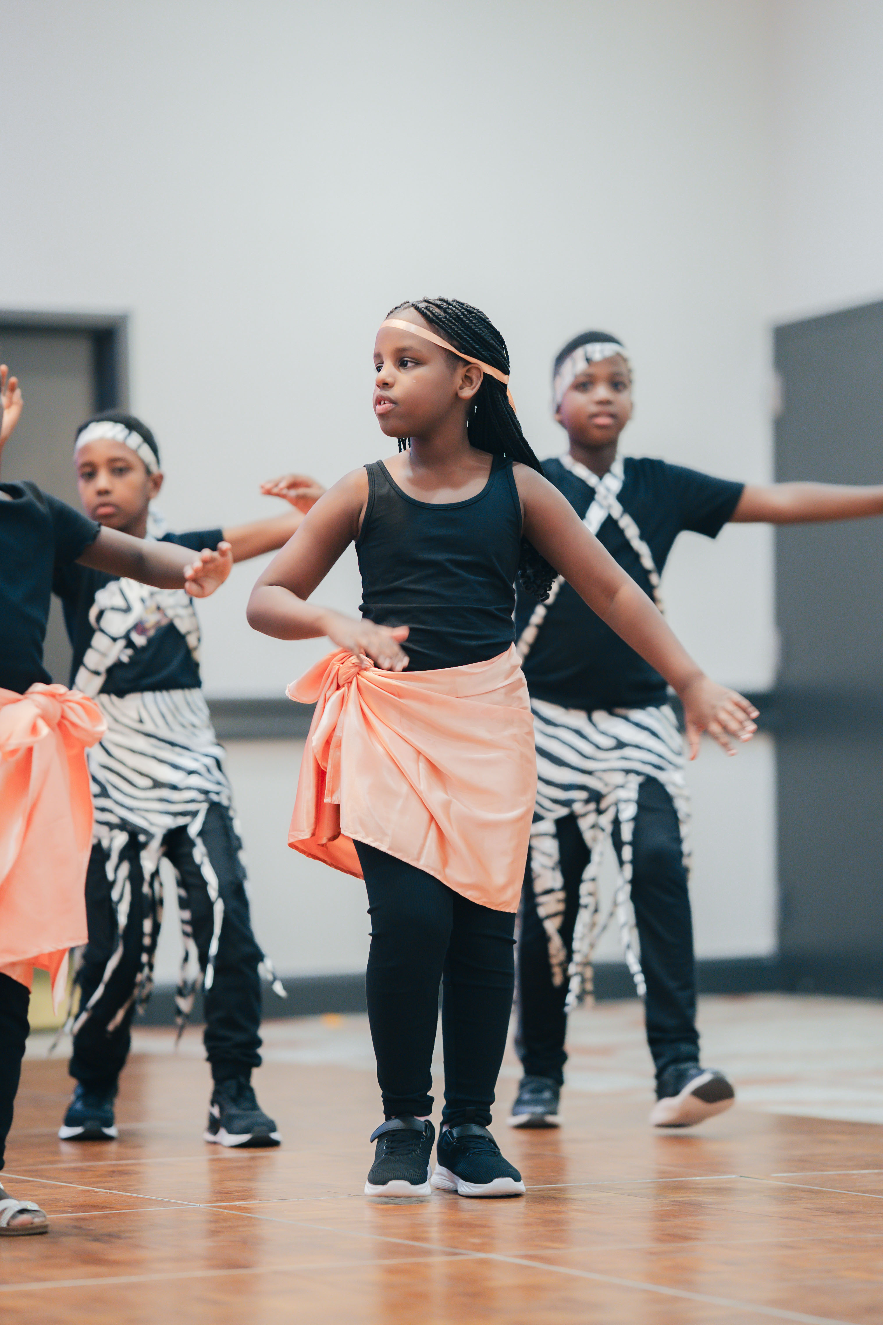 Youth rehearsal and cultural dance practice