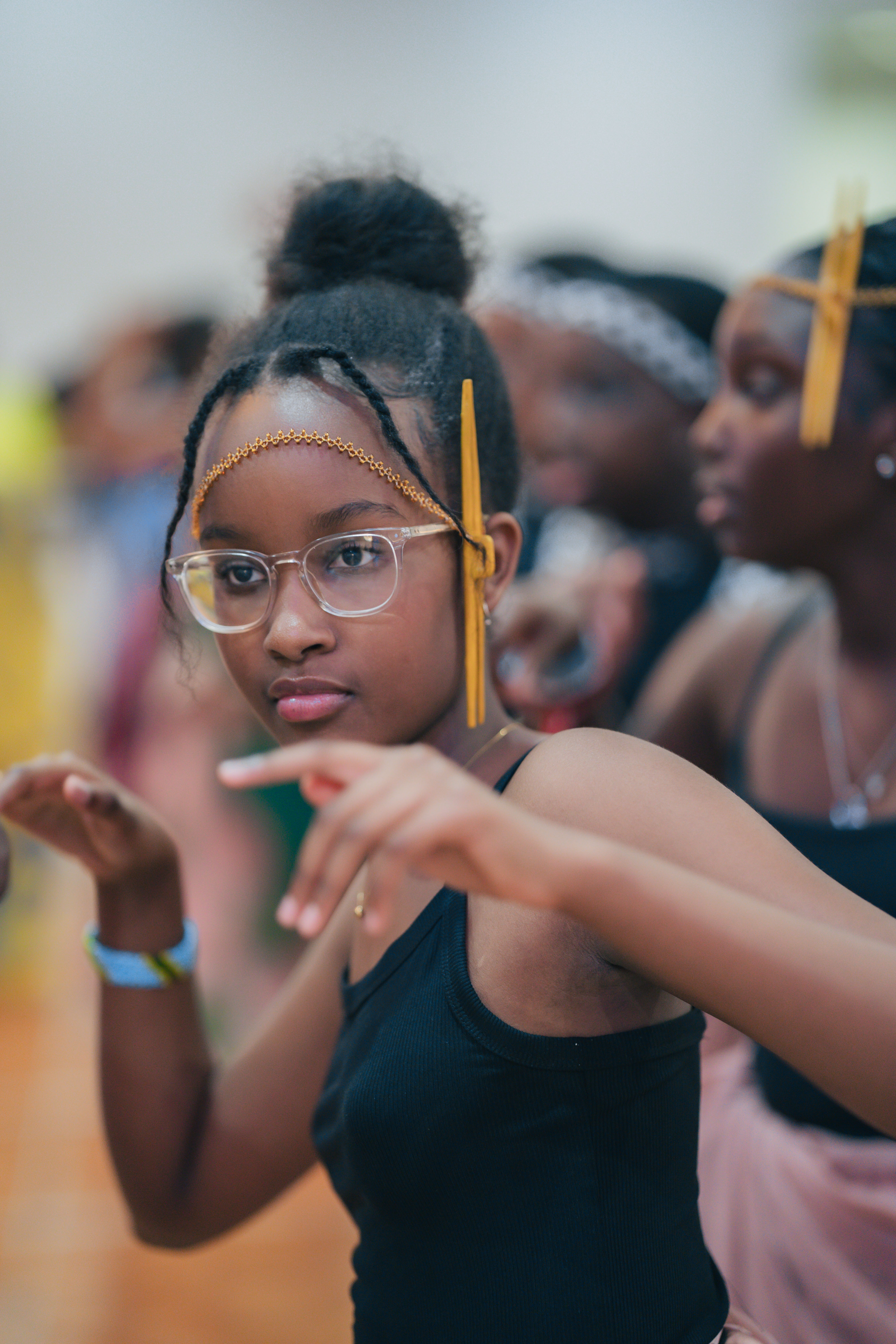 Youth rehearsal and cultural dance practice
