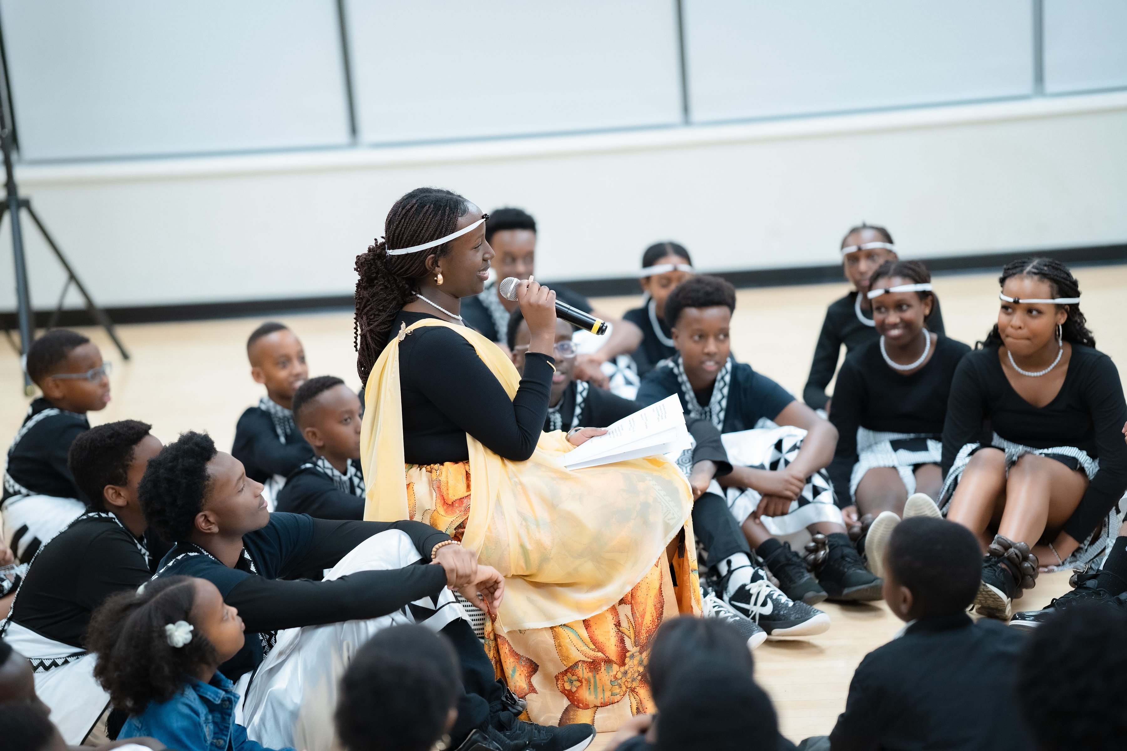 Storytelling session with youth