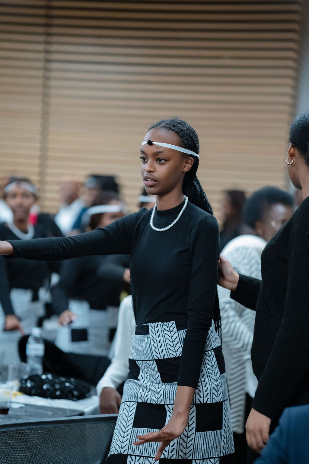 Youth dancer performing at community gala